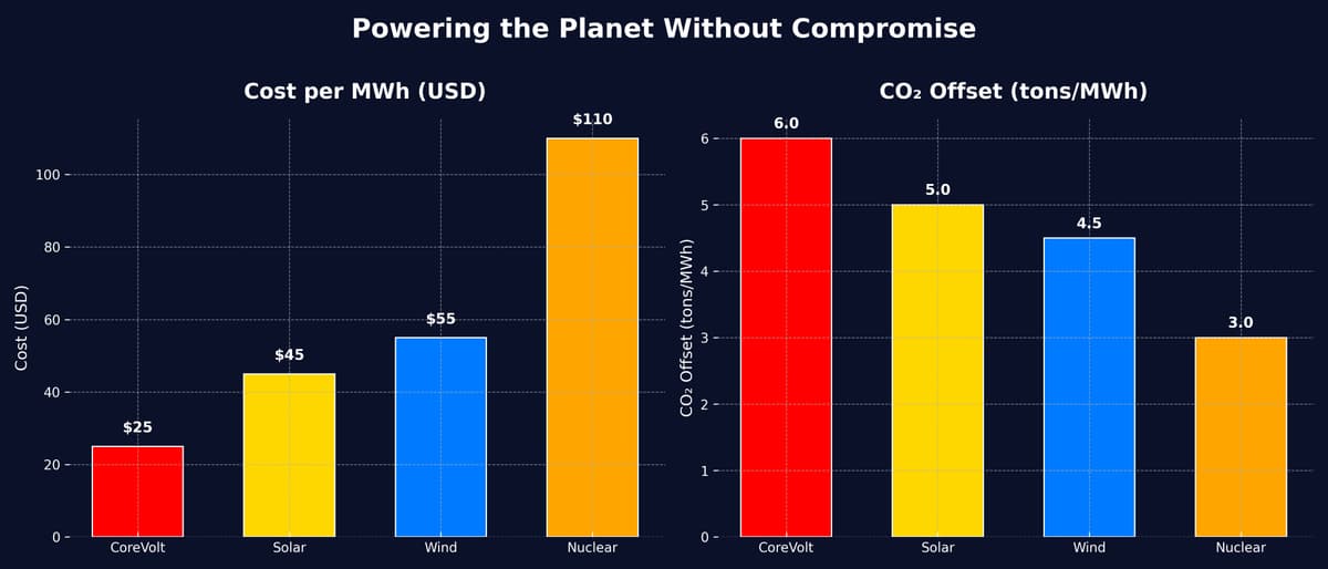 CO₂ offset graph